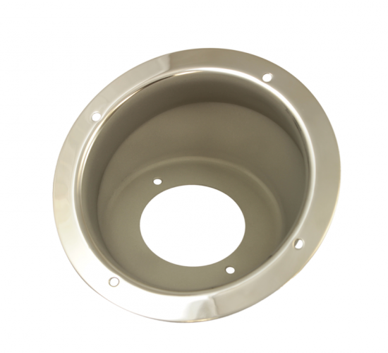 WHCSSFB-21GM: 21 Degree Rivet-On Stainless Steel Fuel Bucket 