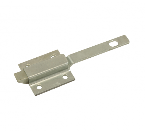 WHCDL1: Small Zinc-Plated Spring Loaded Bolt Latch with Straight Tab