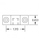 End Hinge Block Drawing - Top