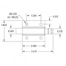 WHCDL2: Dimensonal Drawing - Top