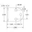 Side Keeper Bracket Drawing - Top