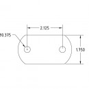 Zinc Plated Base Plate Drawing - Top