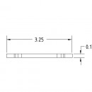 Zinc Plated Base Plate Drawing - Profile