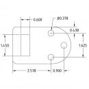 Corner Keeper Bracket Drawing - Top 