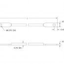 Drawing: Lock Rod With Both Ends Coined. 