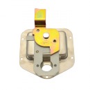 WHCSSLPA3-PL: Stainless Steel 3-Point Rivet-On Lock Pocket w/ Padlock(Back)