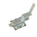 WHCDL4: Small Zinc-Plated Spring Loaded Bolt Latch with Pivot Release Tab