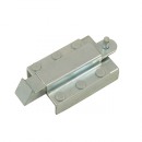 WHCDL5: Large Zinc-Plated Spring Loaded Bolt Latch with Raised Mounting Base